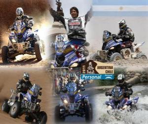 puzzel Alejandro Patronelli kampioen bij de quad van Dakar 2011