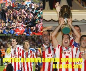 puzzel Atletico Madrid Kampioen 2010 UEFA Super Cup