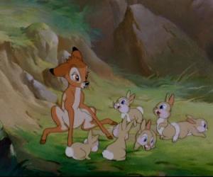 puzzel Bambi uitstapje naar Tambor en zijn broers