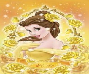 puzzel Belle met haar mooie jurk