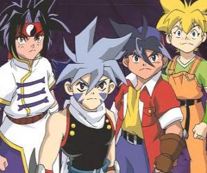 puzzel Bladebreakers team, Tyson Granger, Kai H