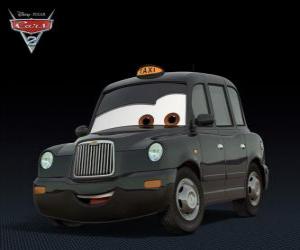 puzzel Chauncy Fares, de typische zwarte Londen taxi