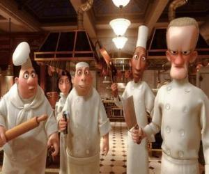puzzel Chefs willen de muizen te vangen