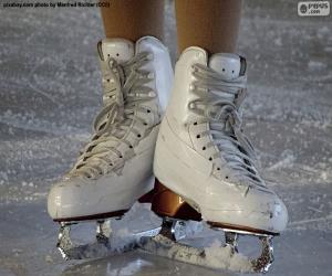 puzzel Een paar schaatsen voor kunstrijden