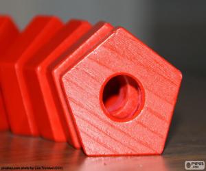 puzzel Een regelmatige vijfhoek, een vijf-hoek