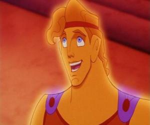 puzzel Hercules, de zoon van de Griekse goden Zeus en Hera, een held met de kracht van de goden