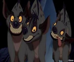 puzzel Het kwaad hyena's