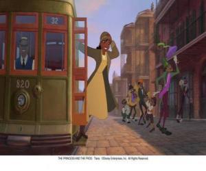 puzzel Jong Tiana De tram die in New Orleans