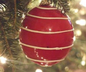 puzzel Kerstbal ingericht
