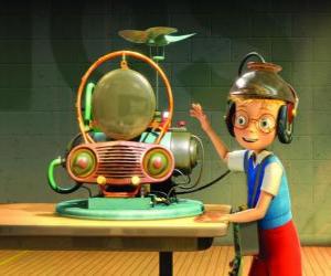 puzzel Lewis, de jonge aspirant-uitvinder in Meet the Robinsons