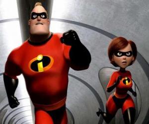 puzzel Mr Incredible, Elastigirl