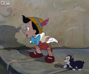 puzzel Pinocchio en Figaro
