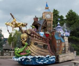 puzzel Praalwagen Peter Pan - Disneyland Parijs -