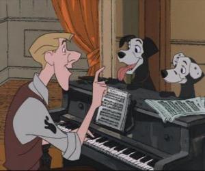 puzzel Roger, bestaande uit een nieuw lied op de terugkeer van Pongo en Perdy, vieren naast 99 Dalmatiër puppies