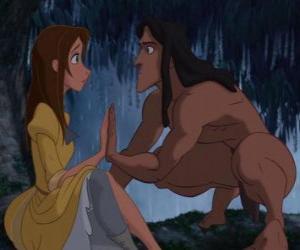 puzzel Tarzan en Jane