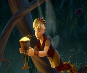 puzzel Terence is de beker vol magie stof om geboren te worden of bel Tinker Bell