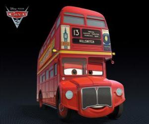 puzzel Topper Deckington III Engelse verdubbelen bus