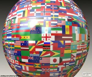 puzzel Vlag van de Verenigde Arabische Emiraten