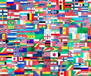 puzzel Vlag van Saint Kitts en Nevis