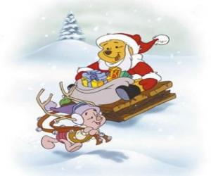 puzzel Winnie de Poeh en Knorretje 