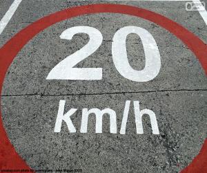 puzzel 20 km/h-zone