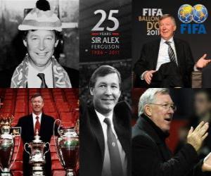 puzzel 2011 FIFA presidentiële Award voor Alex Ferguson