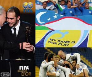 puzzel 2012 FIFA Fair Play Award voor de Oezbekistan Football Association