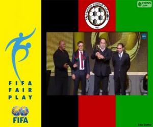 puzzel 2013 FIFA Fair Play Award voor Afghanistan