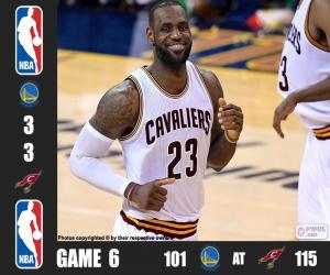 puzzel 2016 NBA de finale, spel 6