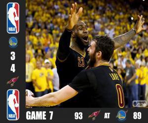 puzzel 2016 NBA de finale, spel 7