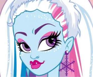 puzzel Abbey Bominable, de dochter van de Yeti is 16 jaar oud en is een uitwisselingsstudent van de in Monster High