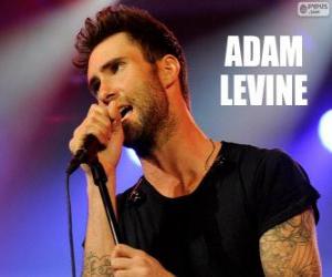 puzzel Adam Levine leadzanger en gitarist van de Californische popband Maroon 5