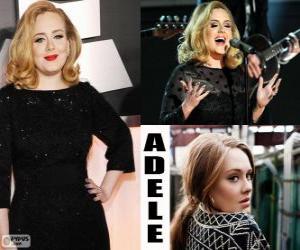 puzzel Adele, is een Britse singer-songwriter