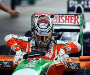 puzzel Adrian Sutil, Force India
