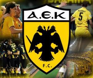 puzzel AEK Athene FC, de Griekse voetbalclub