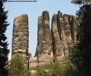 puzzel Affensteine, Duitsland