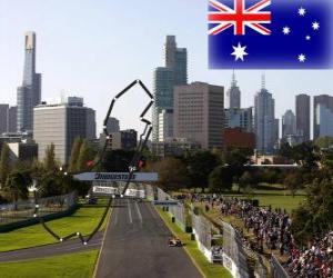 puzzel Albert Park Circuit - Australië -