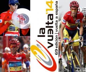 puzzel Alberto Contador, kampioen van de ronde van Spanje 2014