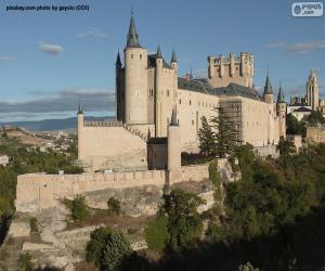 puzzel Alcázar van Segovia, Spanje