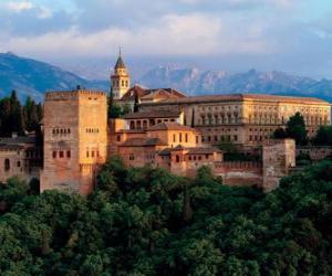 puzzel Alhambra, Spanje