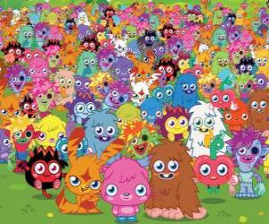 puzzel Alle monsters van Moshi Monsters