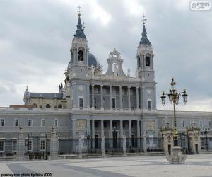 puzzel Almudena Kathedraal, Madrid