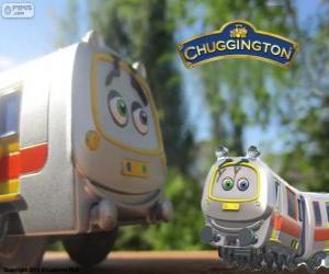 puzzel Amaril, de snelle trein uit Chuggington