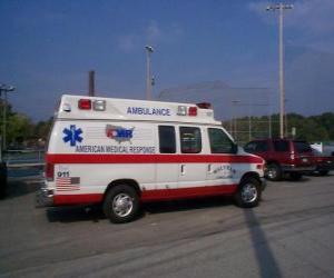 puzzel Amerikaanse ambulance