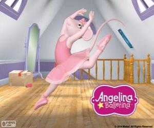 puzzel Angelina Ballerina houdt van de dans