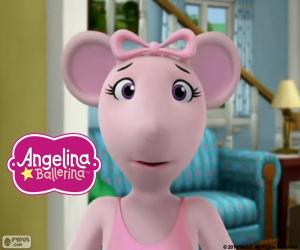 puzzel Angelina Ballerina's gezicht