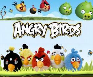 puzzel Angry Birds van Rovio. Video Game