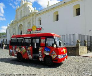 puzzel Antigua City Tour, Bus