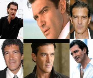 puzzel Antonio Banderas is in de eerste Spaanse acteur wordt genomineerd voor een Golden Globe, Tony Award en Emmy Awards.