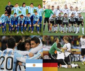 puzzel Argentinië - Deutschland, alle kwartfinales, Zuid-Afrika 2010
